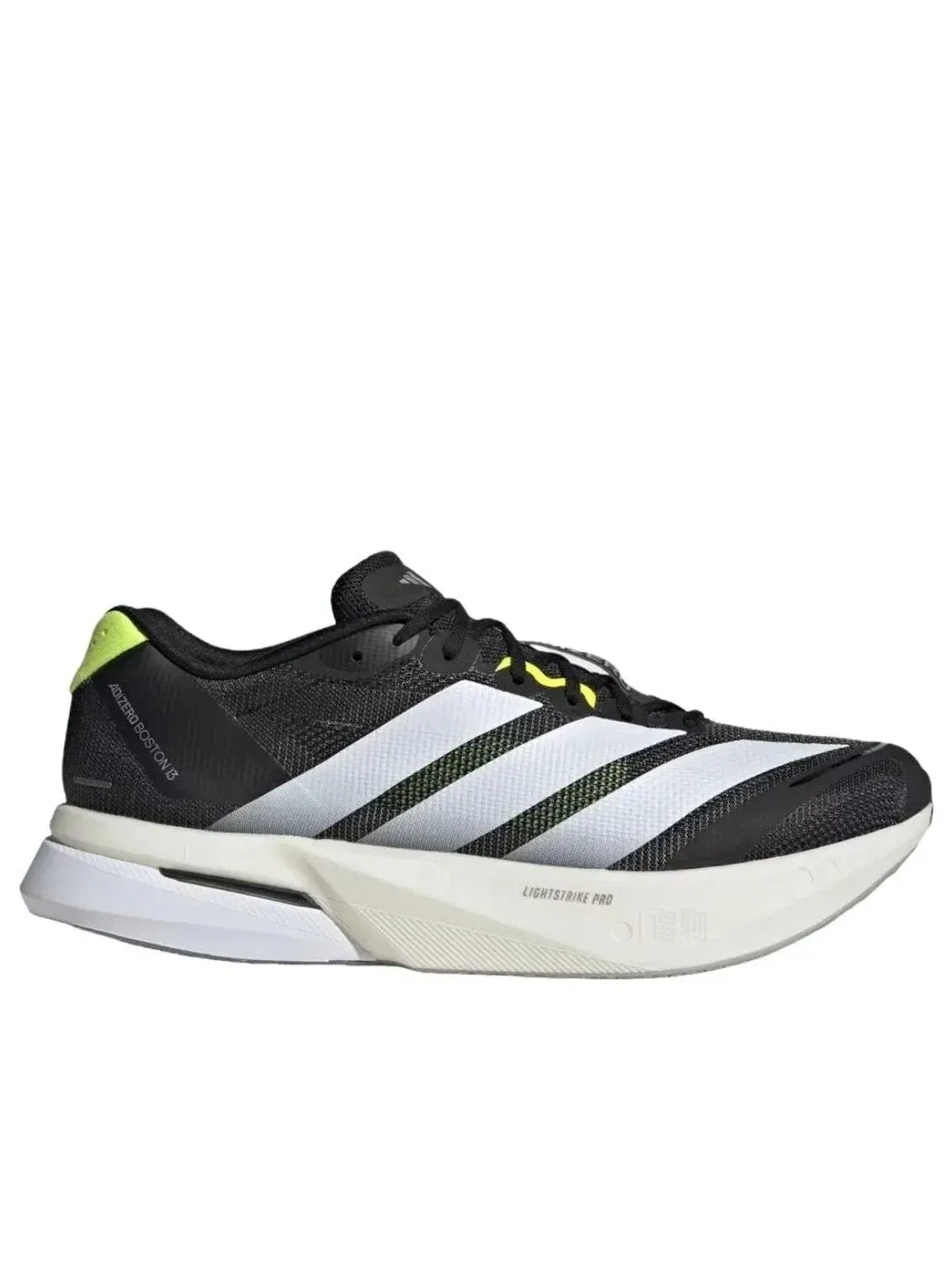 Мужские кроссовки для бега с шнуровкой Adizero Boston 13 Adidas — изображение 2 из 2, черный