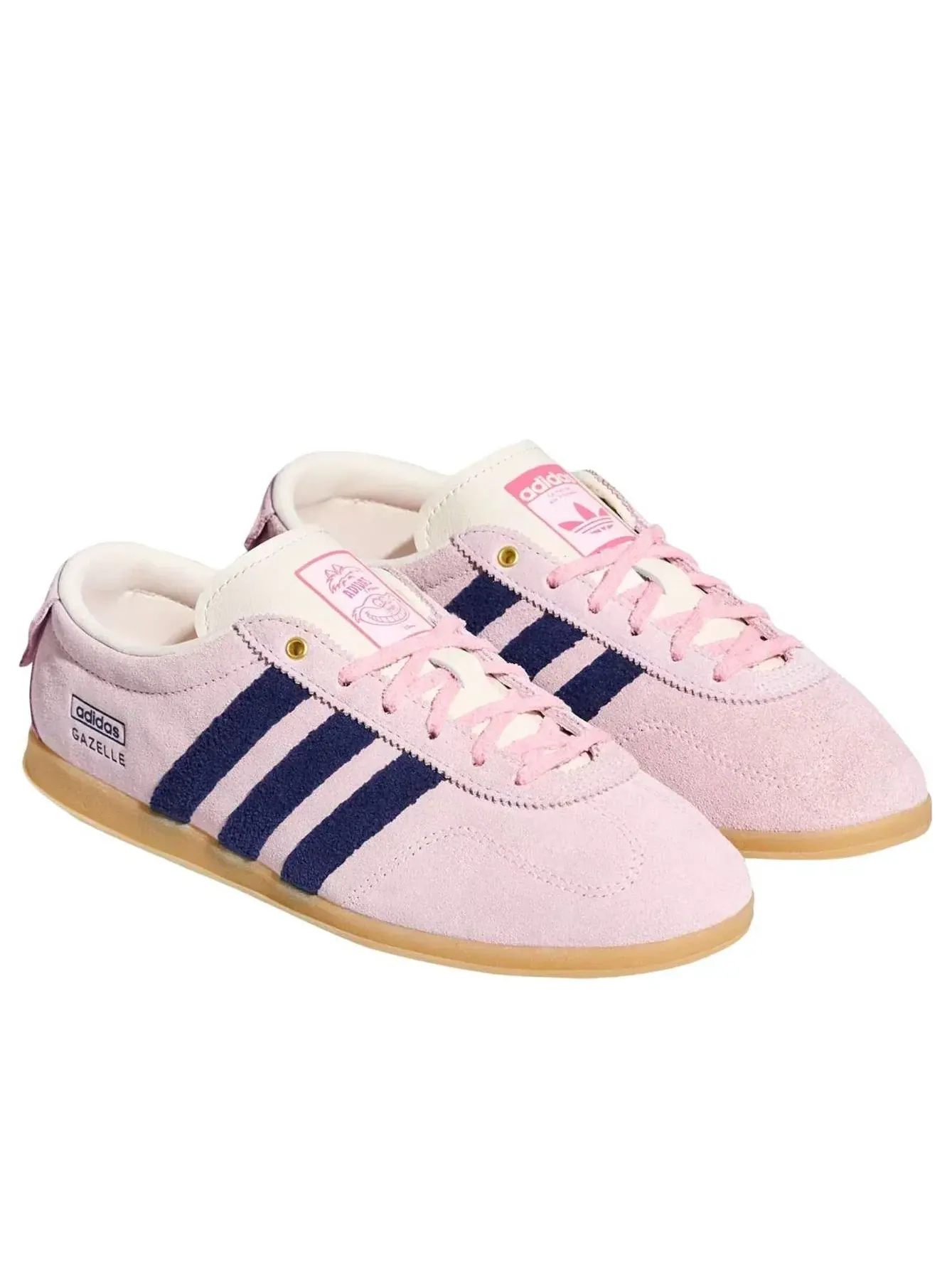 Кроссовки Adidas Disney Gazelle Low Pro 'Cheshire Cat' KH5898 — изображение 2 из 5, розовый