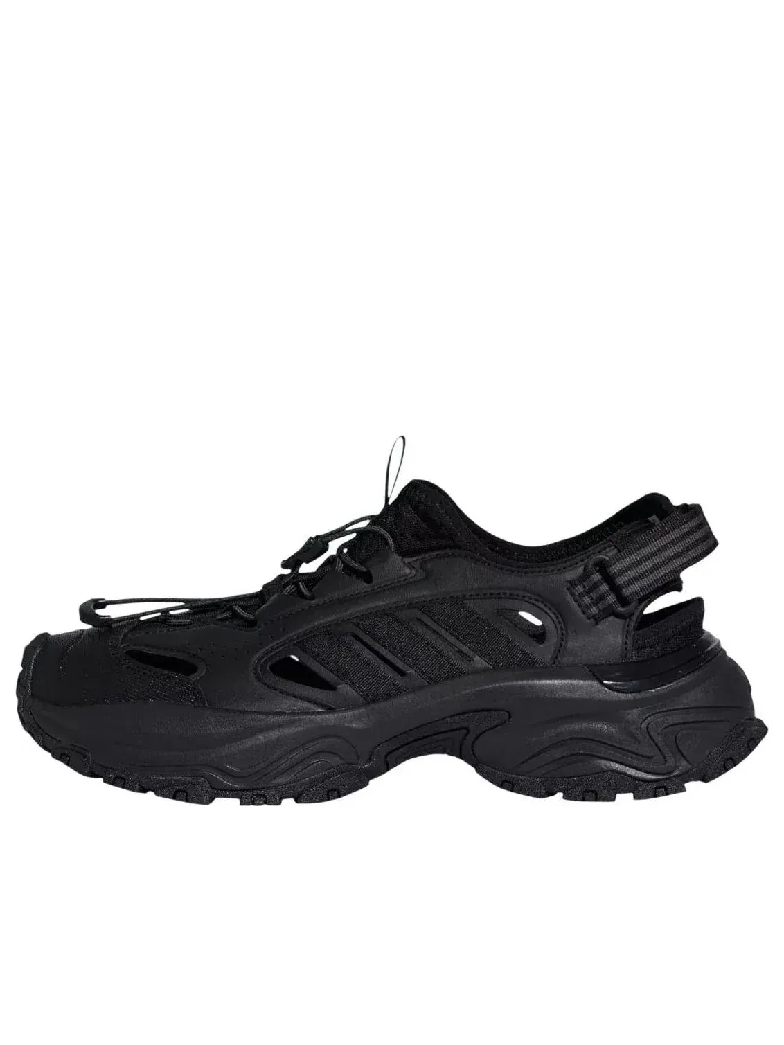 Кроссовки-сандалии Adidas 'Black' — изображение 1 из 5, черный