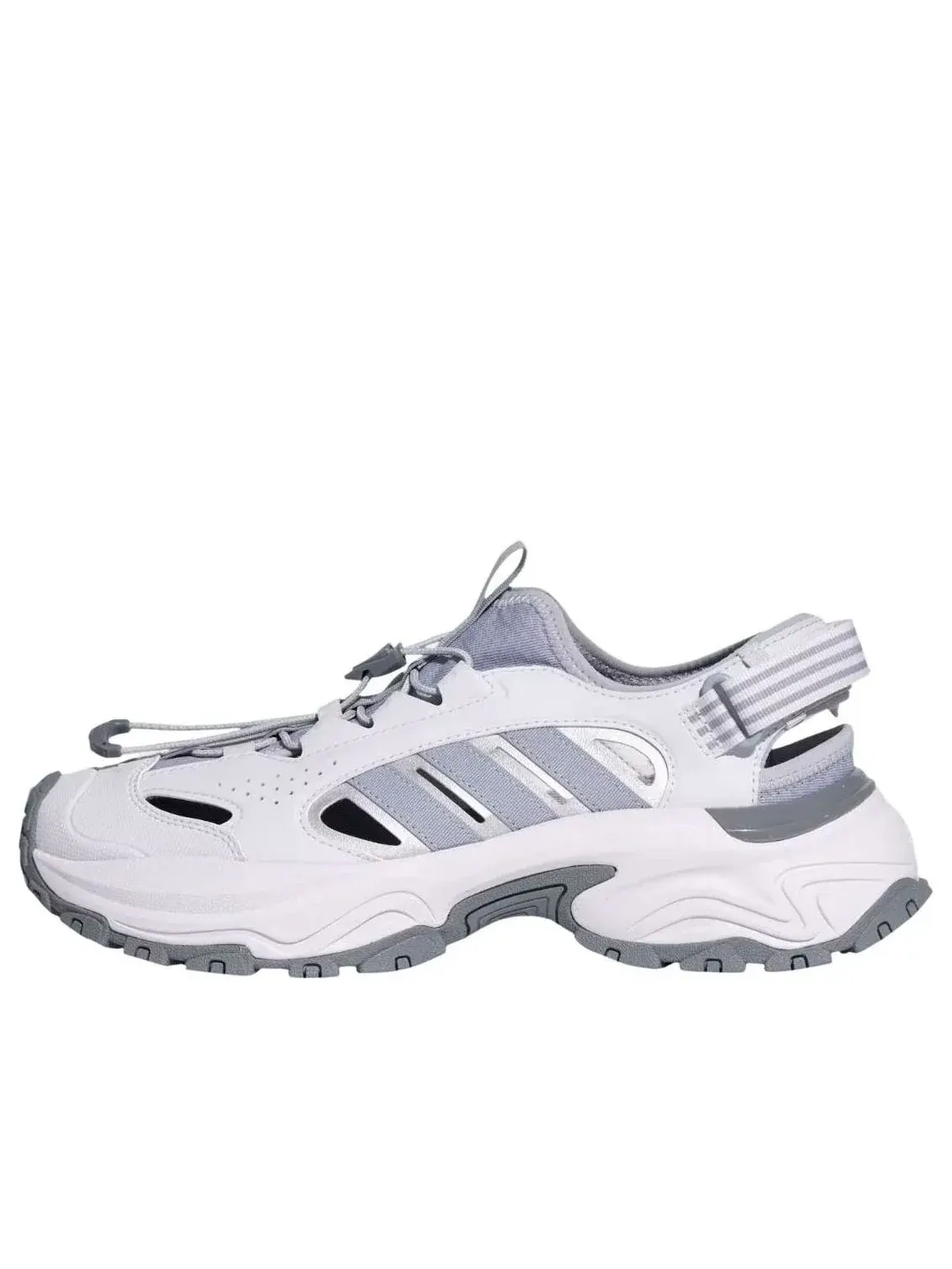Кроссовки-сандалии Adidas 'Dash Grey Halo Silver' — изображение 1 из 5, серебряный