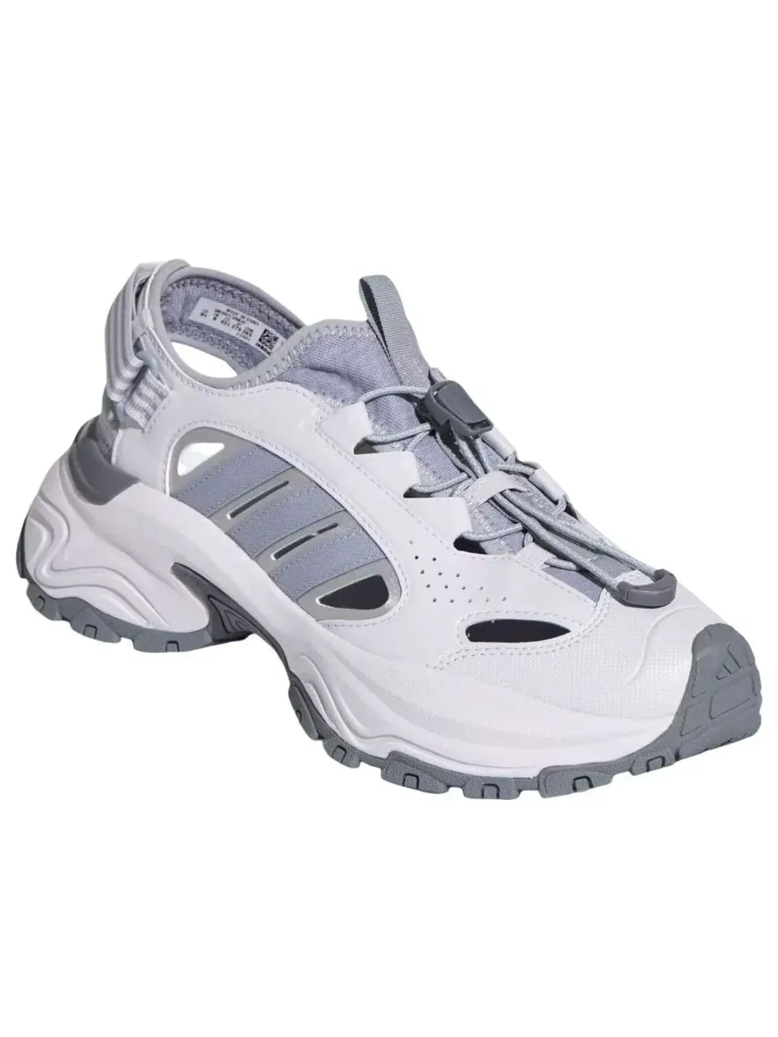 Кроссовки-сандалии Adidas 'Dash Grey Halo Silver' — изображение 4 из 5, серебряный