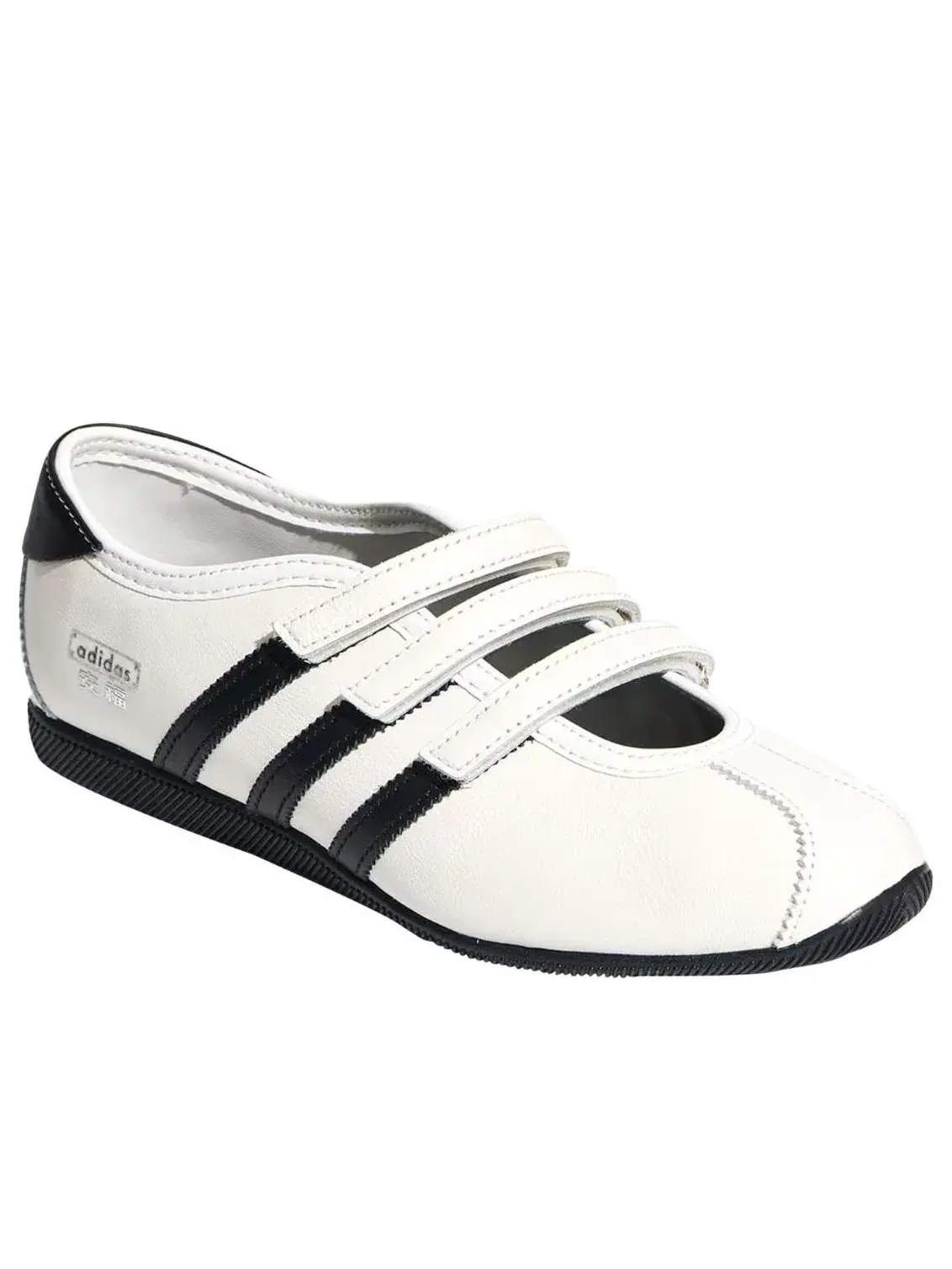 Туфли (WMNS) Adidas ANFU Mary Jane 'White Black' — изображение 2 из 5, белый