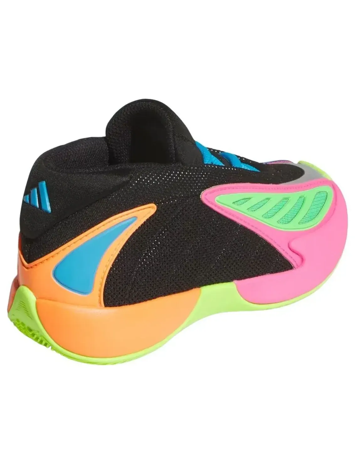 Кроссовки (PS) Adidas Anthony Edwards 2 C 'Black Lucid Lemon' — изображение 5 из 5, черный
