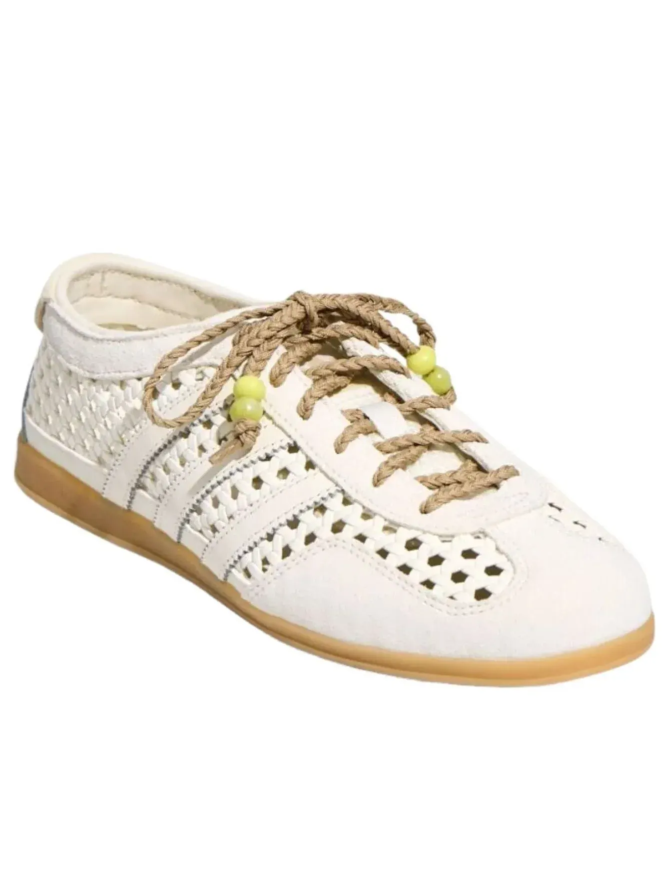 Женские кроссовки с замшевым верхом Gazelle Adidas — изображение 2 из 5, белый