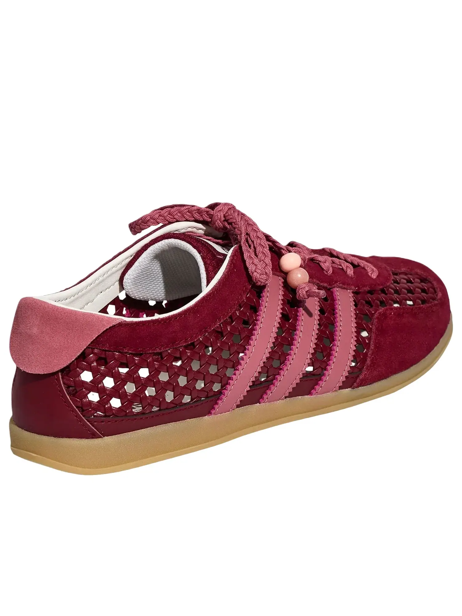 Женские кроссовки замшевые с красным цветом Adidas Gazelle — изображение 3 из 3, красный