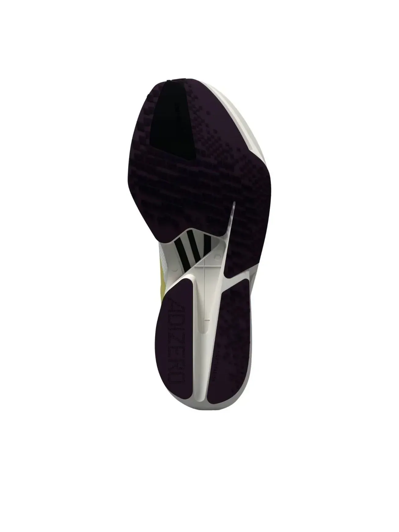 Кроссовки Adidas Adizero Adios Pro 4 'White Gold Aurora Plum' — изображение 3 из 5, белый