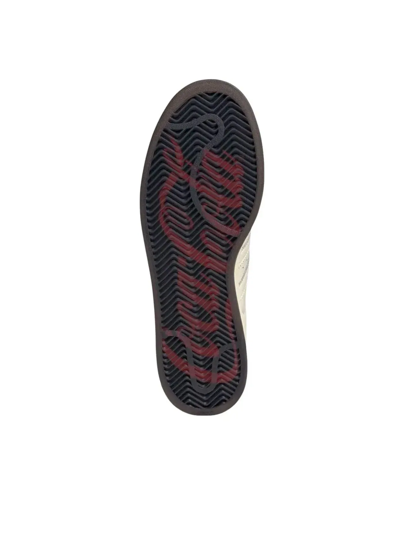 Мужские кроссовки с кожаным верхом Adidas x Coca-Cola Superstar II White Red — изображение 5 из 5, белый