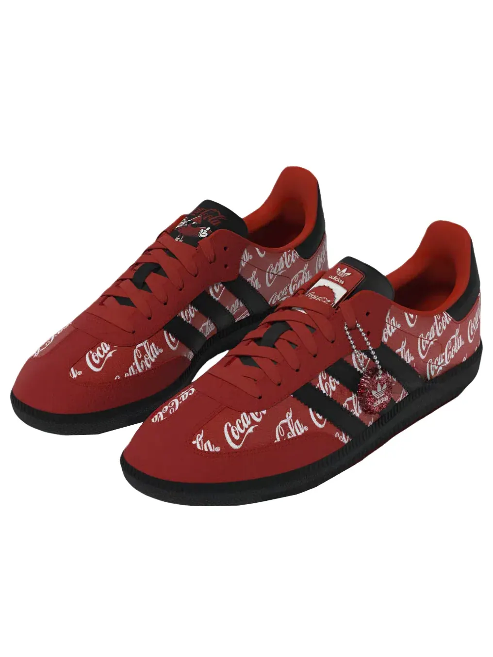 Кроссовки Adidas x Coca-Cola Samba 'Red' KH6893 — изображение 2 из 3, красный