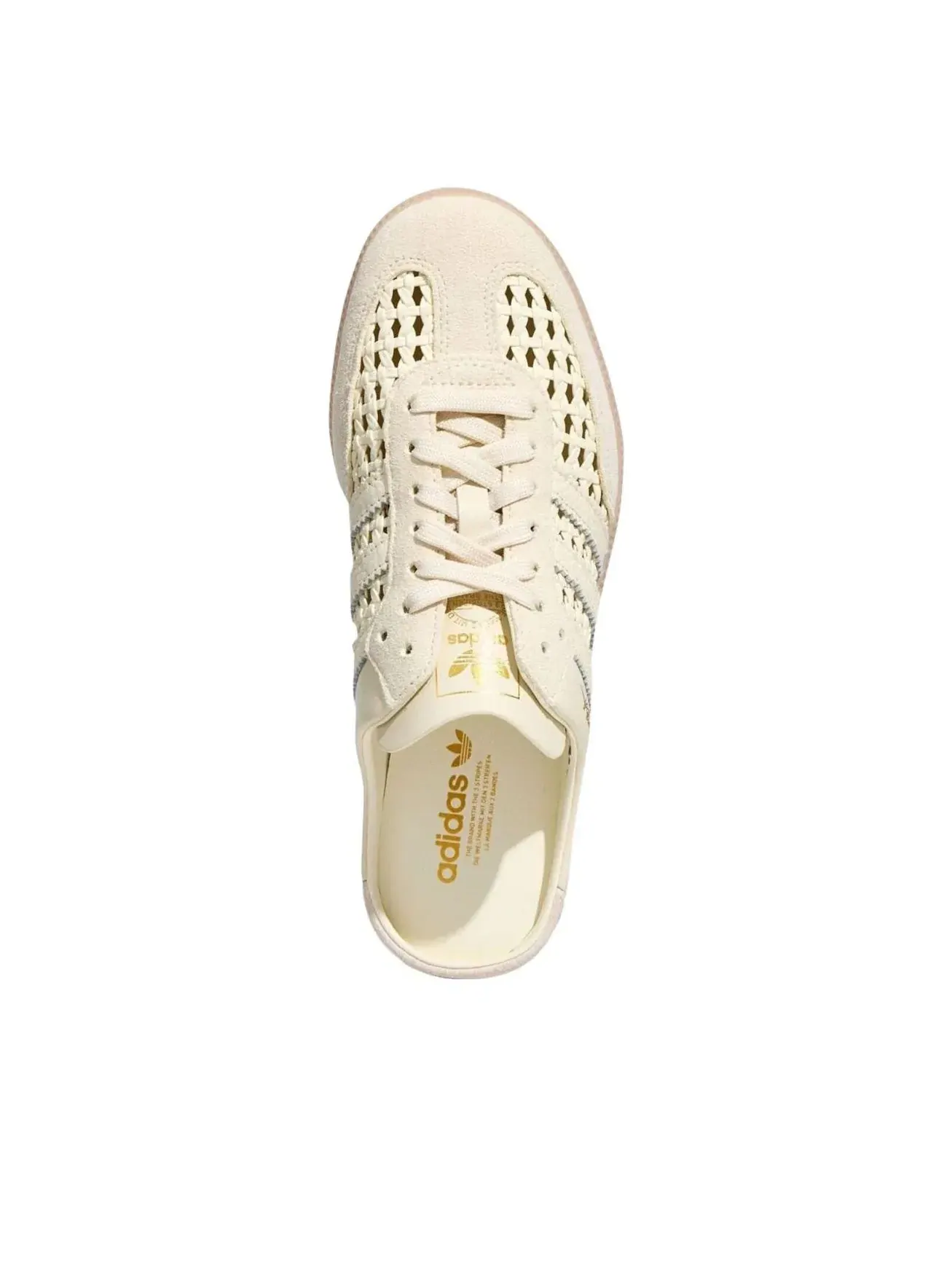 Сабо Adidas Samba Mule Woven 'Crew White' KH7719 — изображение 4 из 5, белый