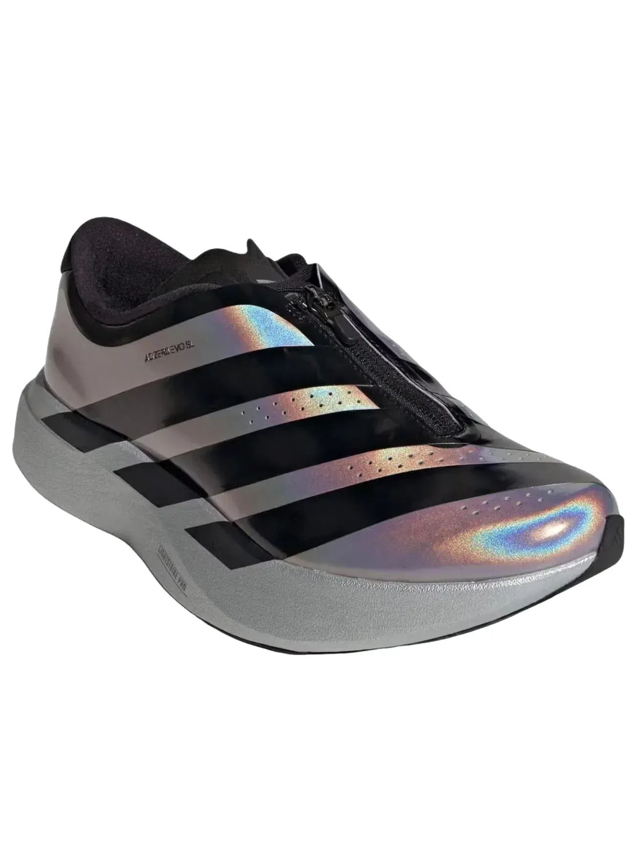 Женские кроссовки для бега с молнией Adidas Adizero Evo Sl — изображение 3 из 4, серебряный
