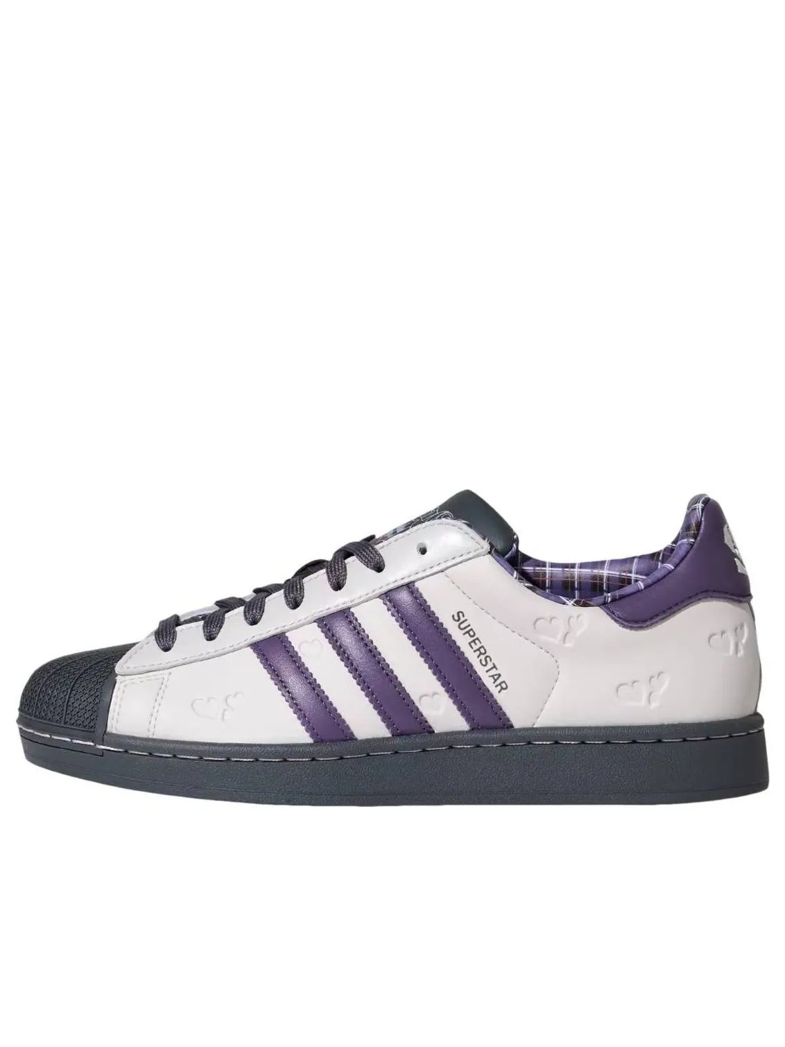 Кроссовки Adidas Superstar II 'Valentine's Day - Shadow Purple' — изображение 1 из 5, серый/фиолетовый/серый