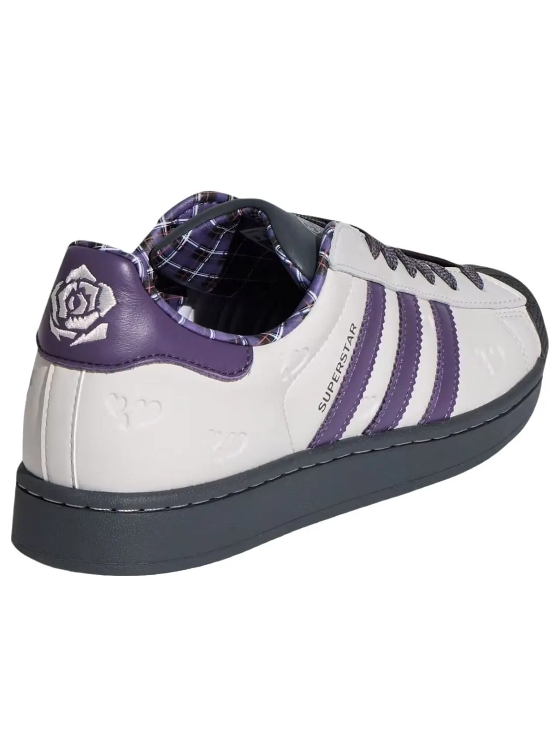 Кроссовки Adidas Superstar II 'Valentine's Day - Shadow Purple' — изображение 3 из 5, серый/фиолетовый/серый