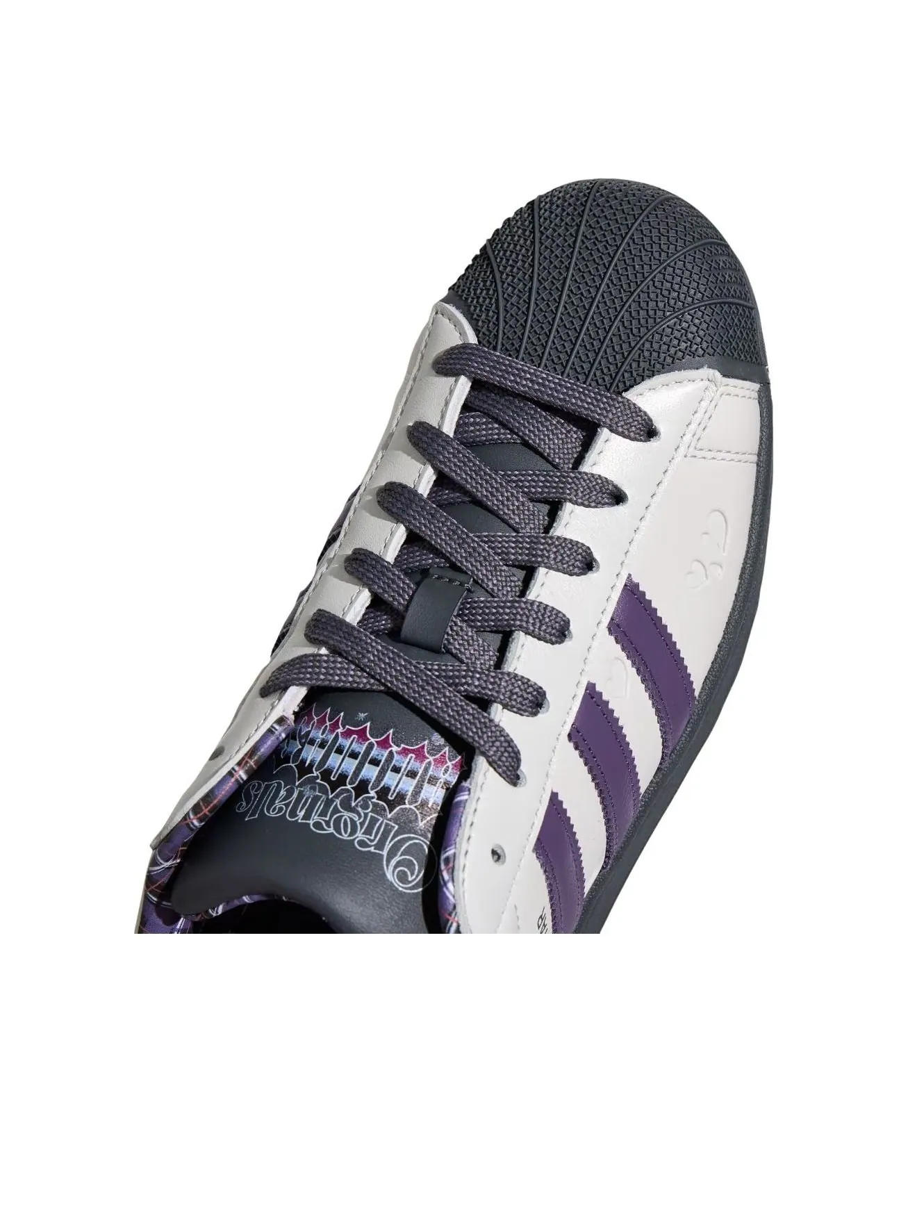 Кроссовки Adidas Superstar II 'Valentine's Day - Shadow Purple' — изображение 4 из 5, серый/фиолетовый/серый