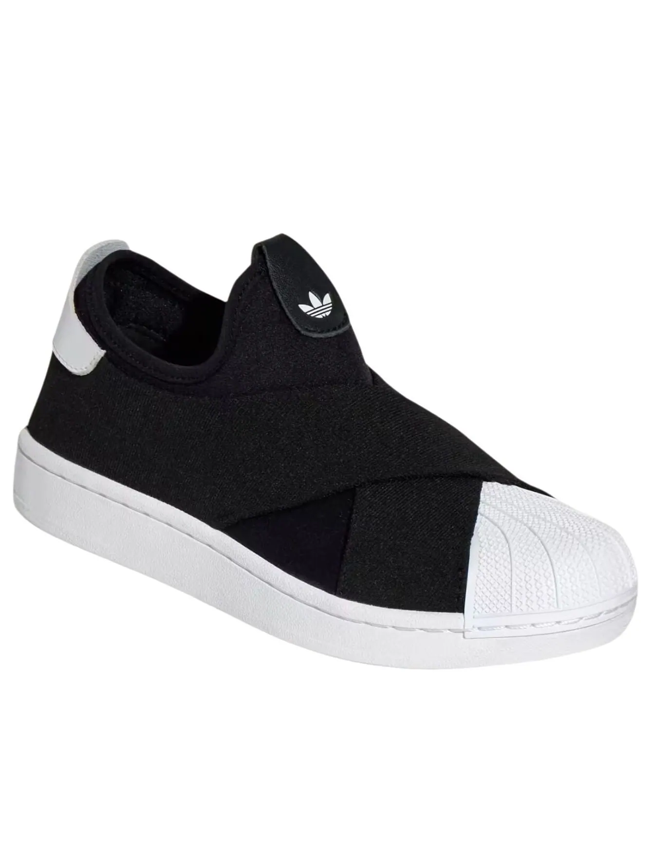 Кроссовки Adidas Superstar II X Slip-on 'Core Black Cloud White' — изображение 2 из 6, черный/белый