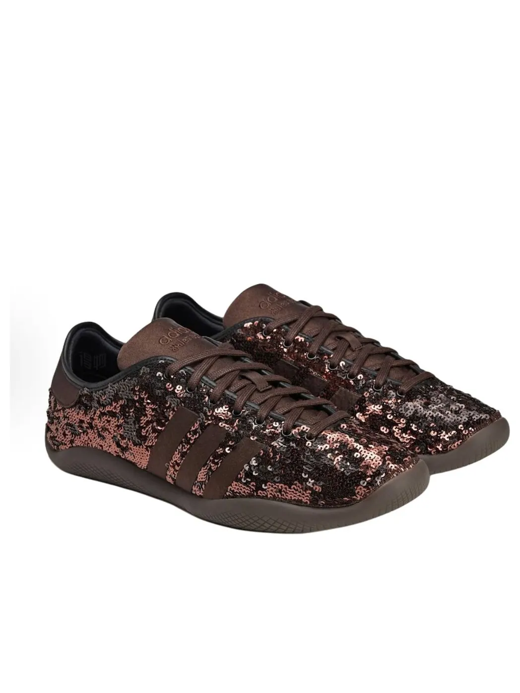 Adidas x Wales Bonner Karintha 'Bronze Sequin' — изображение 2 из 6, темный коричневый/черный