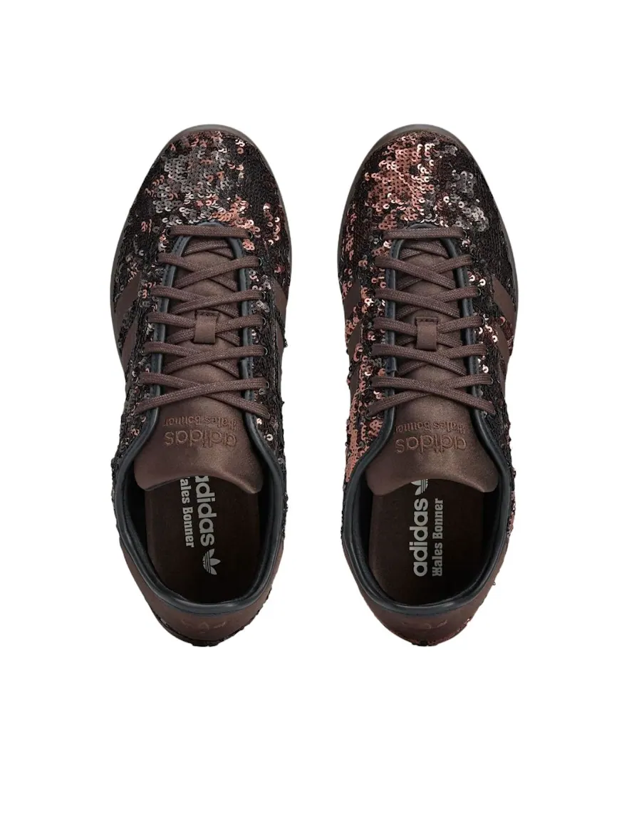 Adidas x Wales Bonner Karintha 'Bronze Sequin' — изображение 3 из 6, темный коричневый/черный