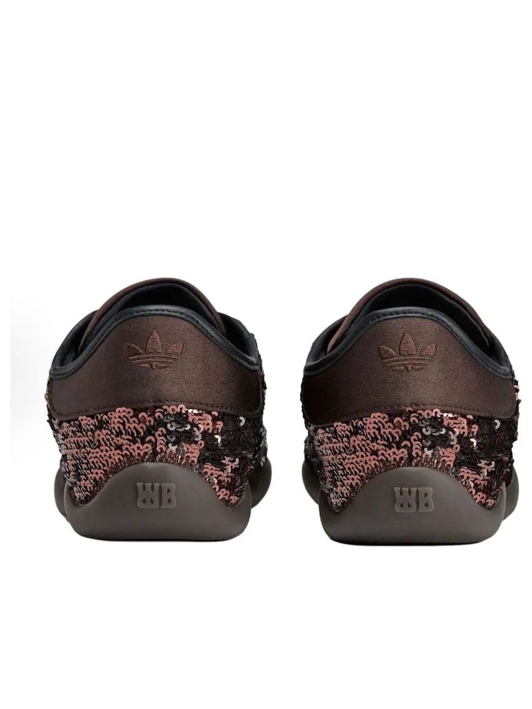 Adidas x Wales Bonner Karintha 'Bronze Sequin' — изображение 4 из 6, темный коричневый/черный