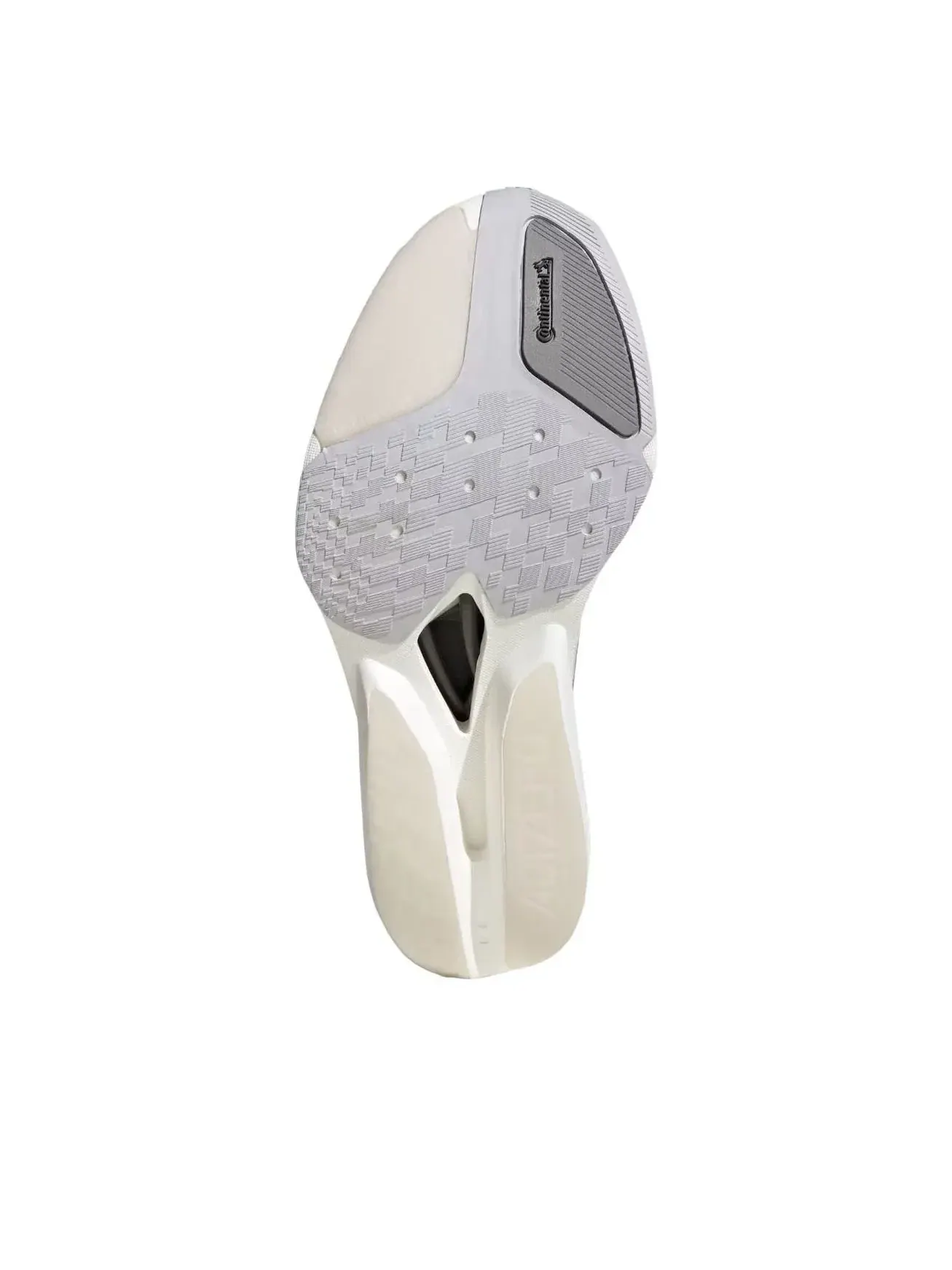 Мужские кроссовки для бега с шнуровкой Adidas Adizero Prime X3 Strung White Dash Grey — изображение 3 из 5, белый