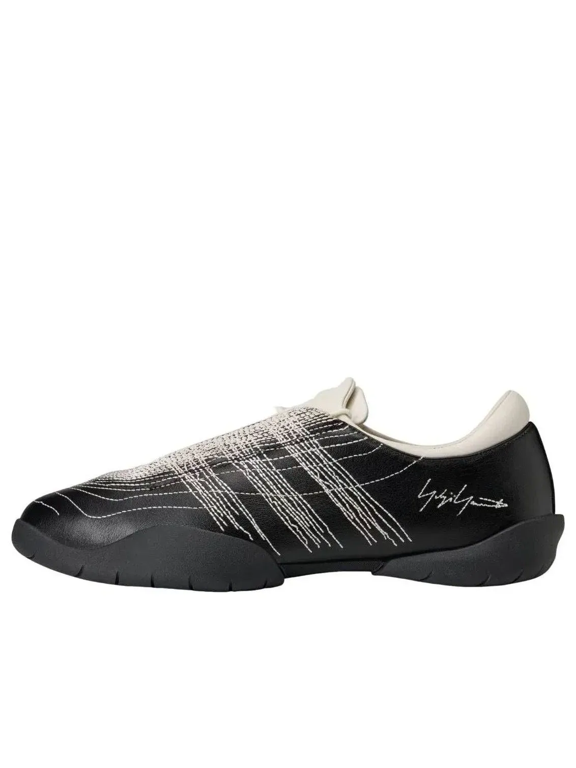 Мужские кроссовки с кожаным верхом Y-3 Regu Adidas — изображение 1 из 5, черный