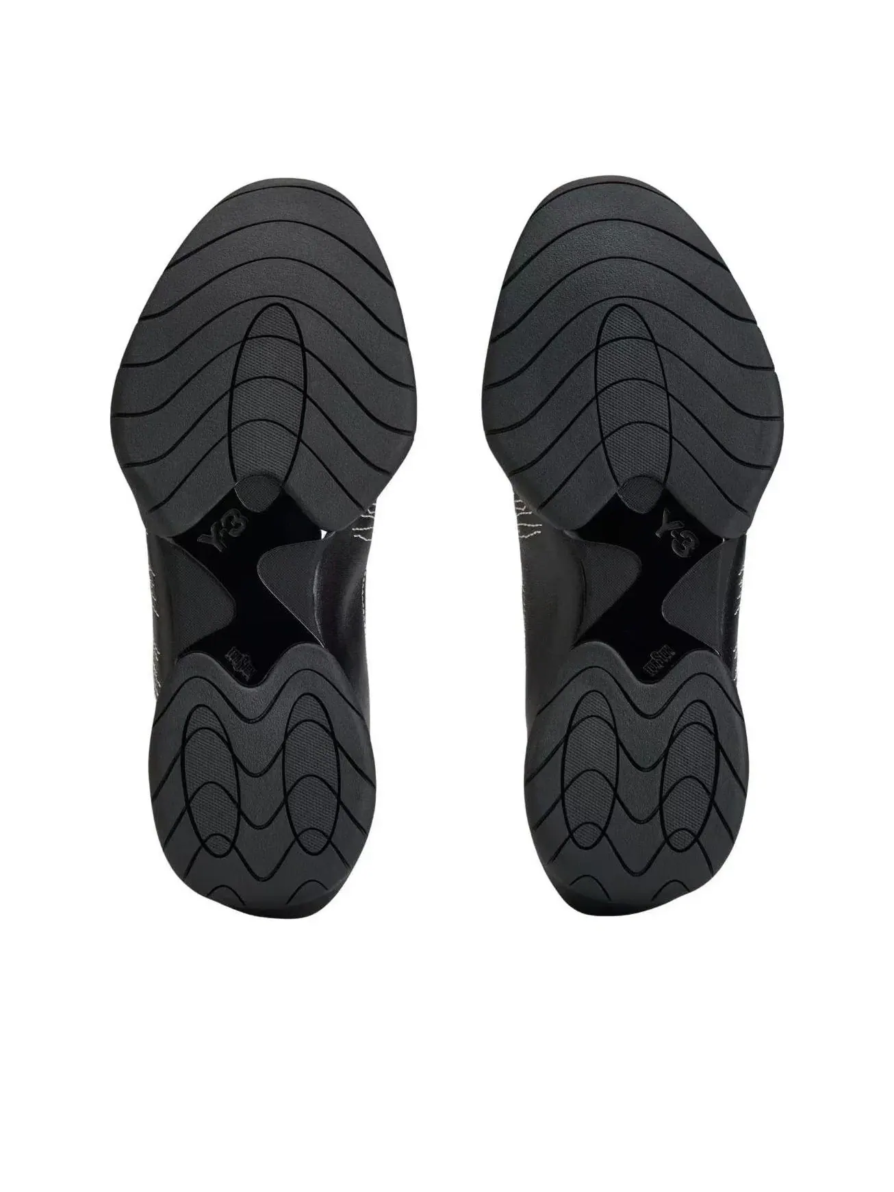 Мужские кроссовки с кожаным верхом Y-3 Regu Adidas — изображение 4 из 5, черный