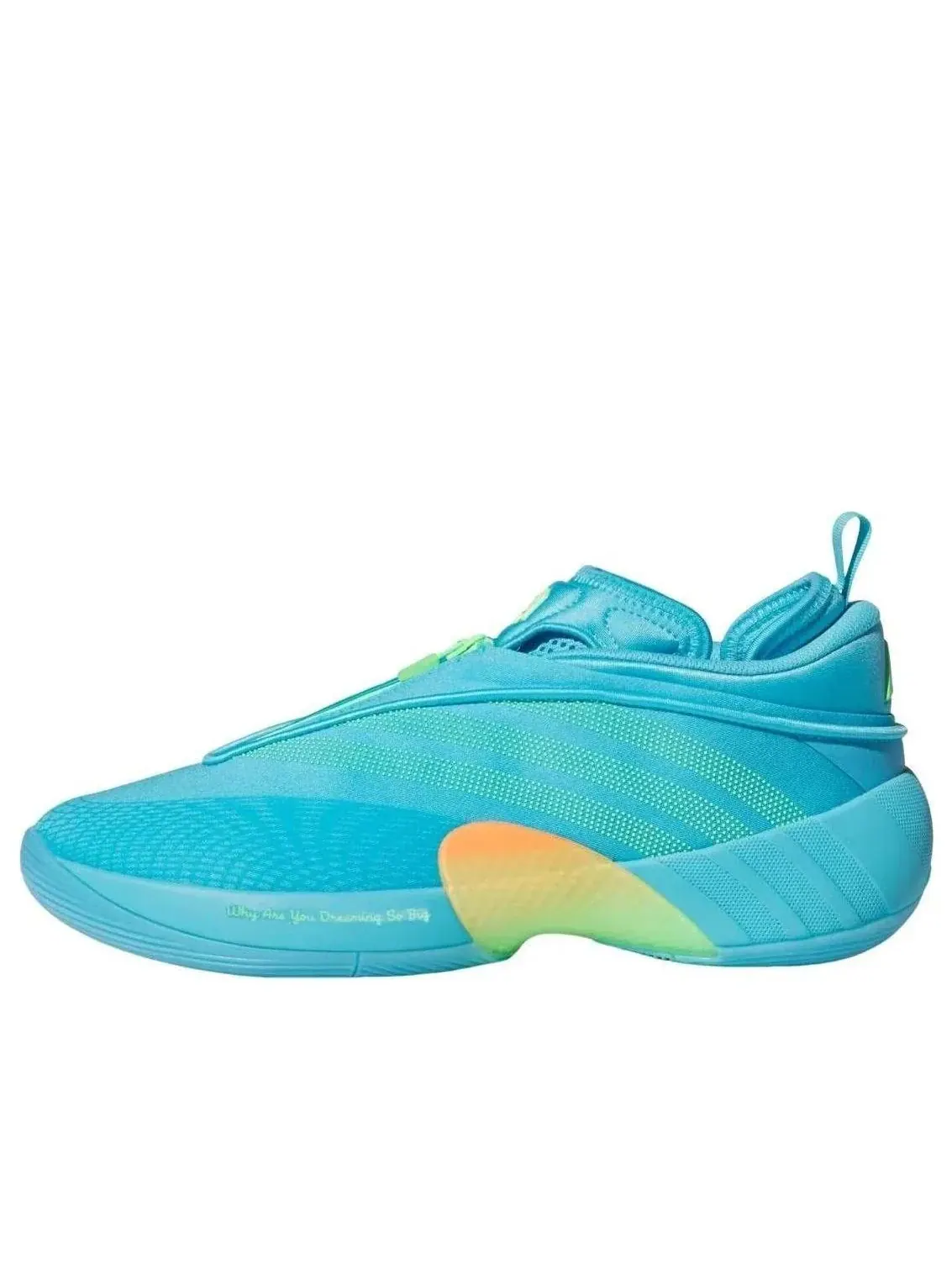 Кроссовки Adidas D.O.N. Issue #7 'Bright Cyan Screaming Orange' — изображение 1 из 5, синий