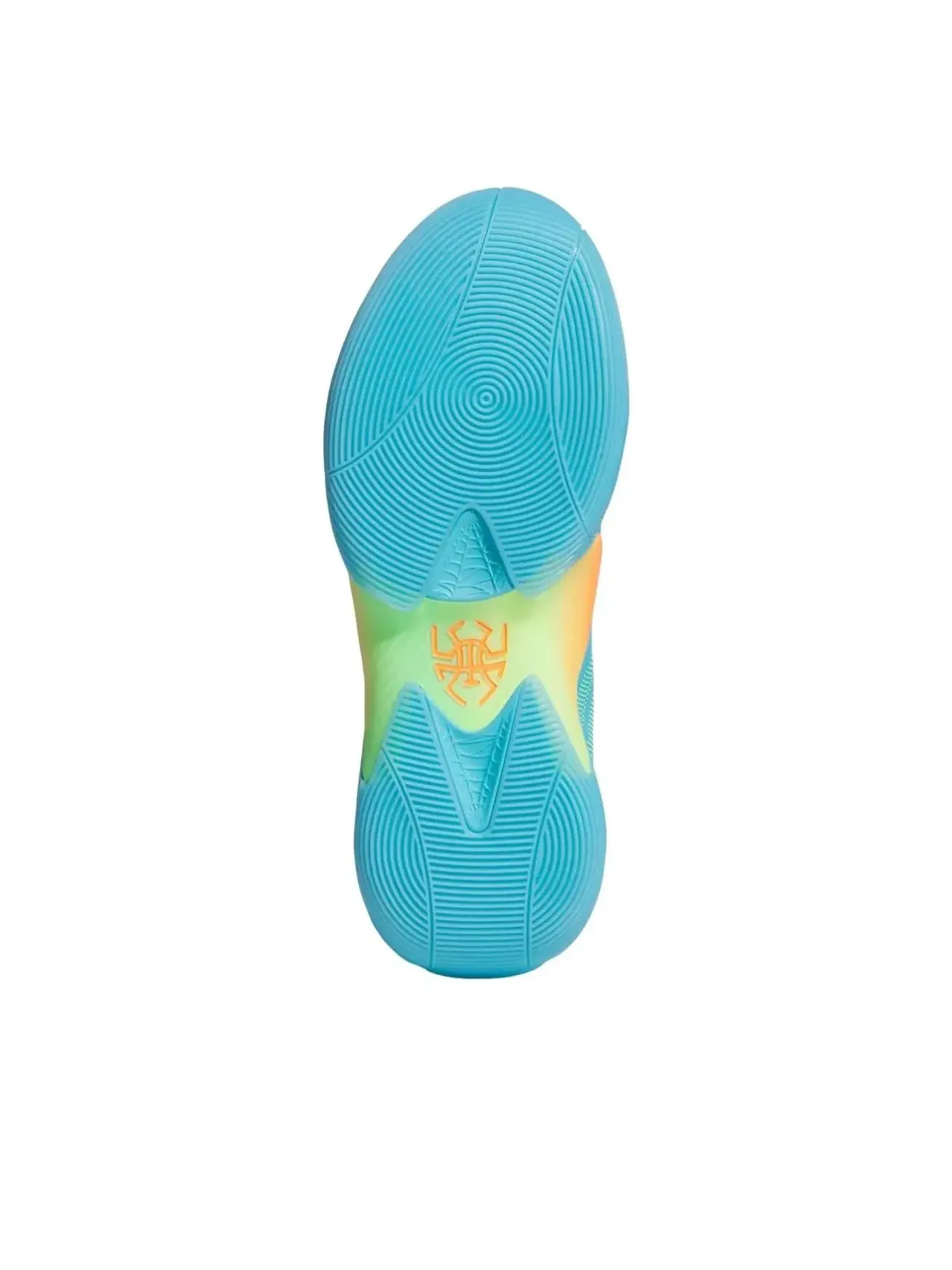 Кроссовки Adidas D.O.N. Issue #7 'Bright Cyan Screaming Orange' — изображение 3 из 5, синий