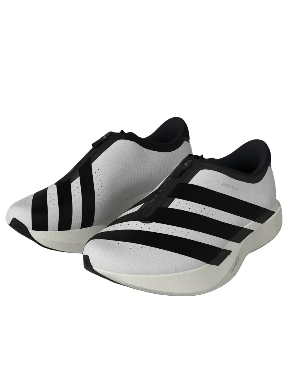 Кроссовки Adidas Adizero Evo SL Zip 'White Black' KH9623 — изображение 2 из 3, белый