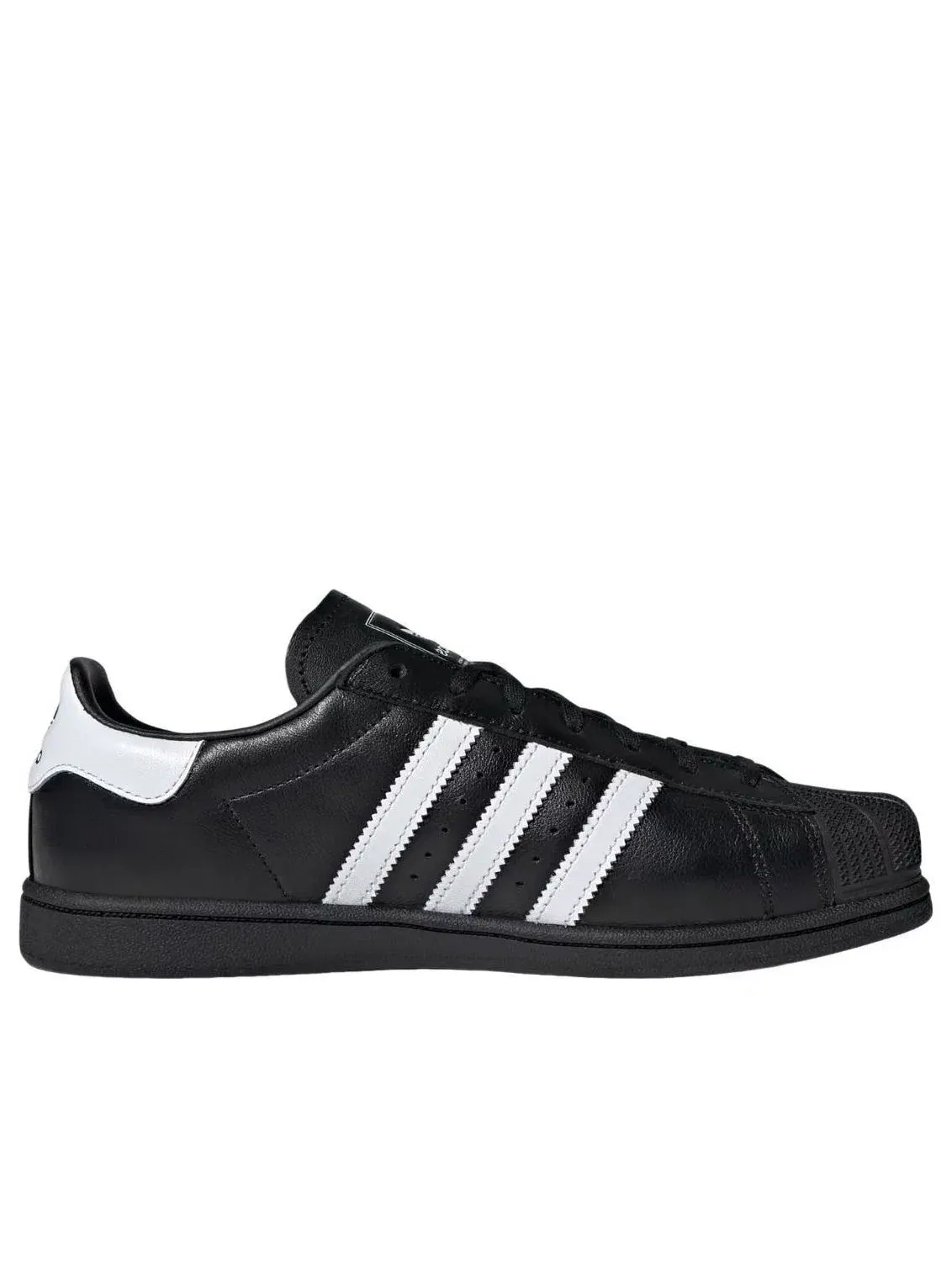 Женские кроссовки с закрытой шнуровкой Superstar Black White Adidas — изображение 4 из 4, черный