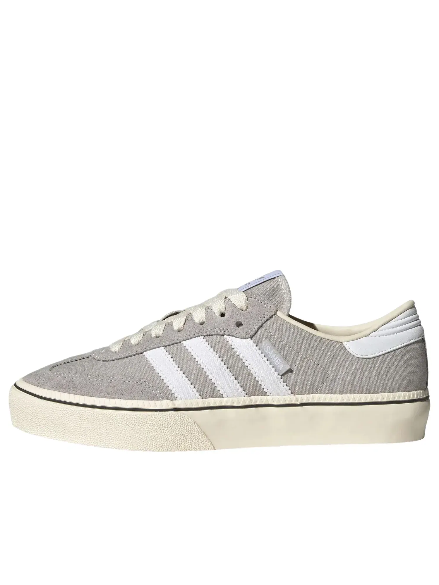 Мужские кроссовки с замшевым верхом Samba Grey White Adidas — изображение 1 из 6, серый
