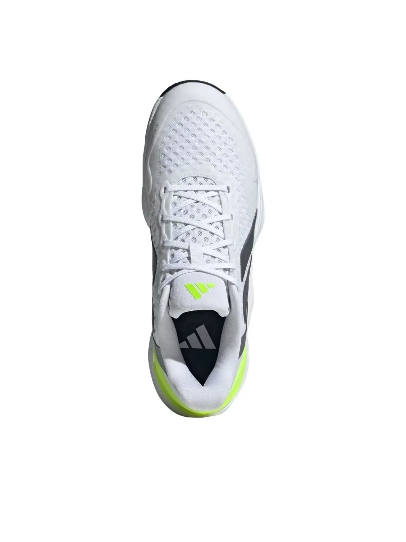 Мужские кроссовки для тенниса с шнуровкой модель White Grey Metallic Adidas — изображение 2 из 5, белый