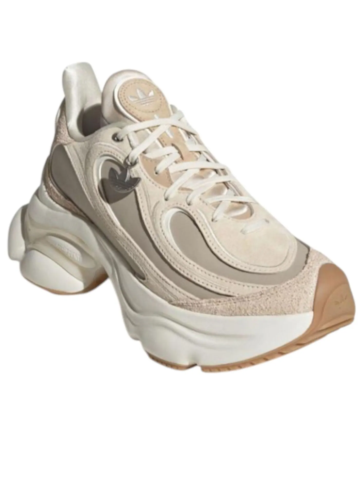 Кроссовки (GS) adidas Ozvenuz 'Beige' — изображение 2 из 5, бежевый