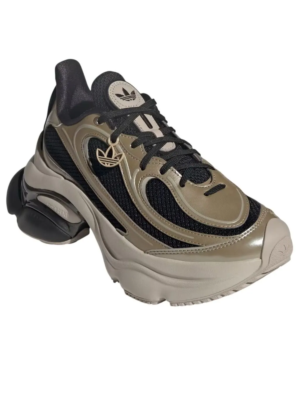 (WMNS) Adidas Ozvenuz 'Black Cyber Metallic Beige' — изображение 5 из 6, черный/металлик/бежевый