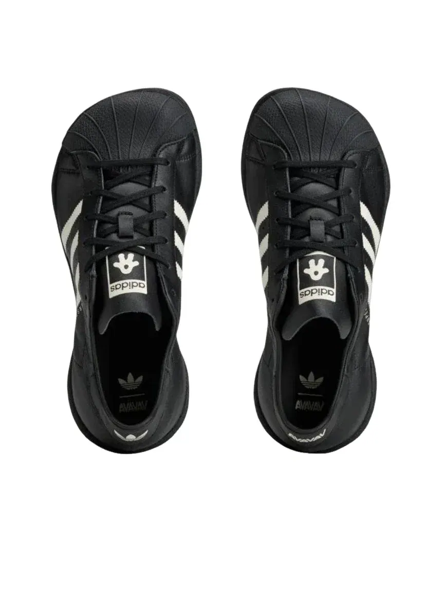 Кроссовки Adidas SST by AVAVAV 'Core Black Mist Stone Off White' KI0733 — изображение 4 из 6, черный