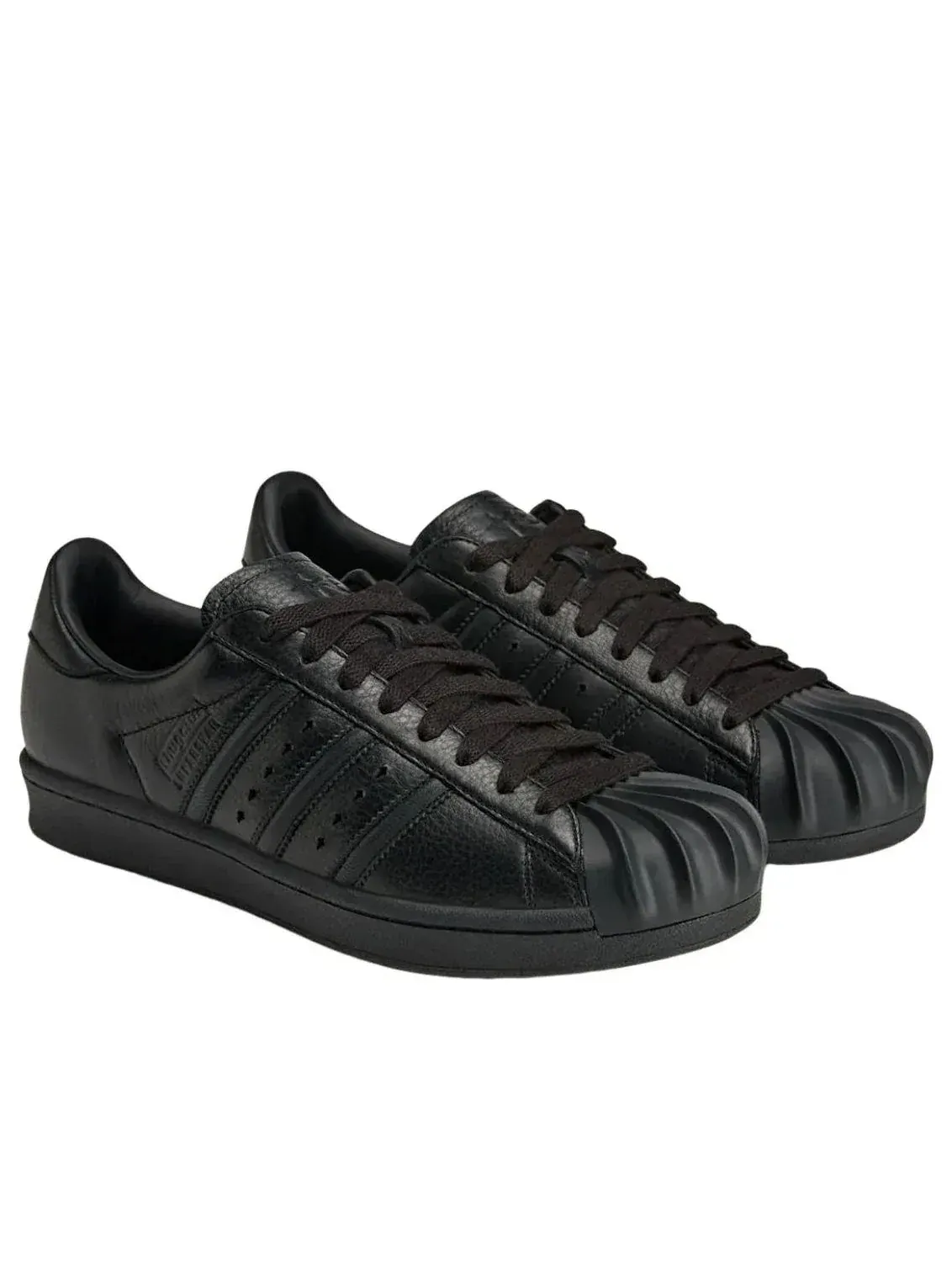Кроссовки Adidas x Thug Club Superstar Vintage 'Black' — изображение 2 из 5, черный