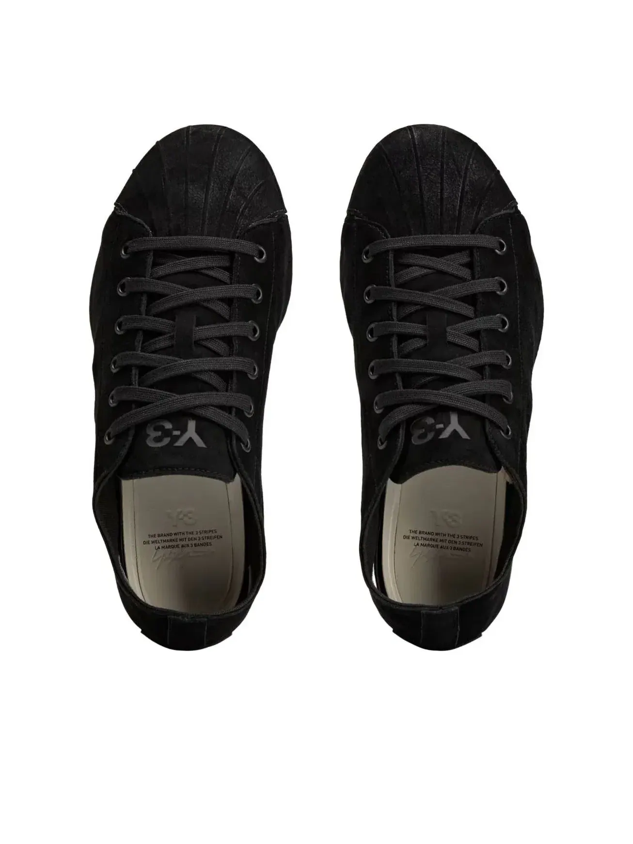 Кроссовки Adidas Y-3 Nizzastar Low 'Black' KI0854 — изображение 2 из 5, черный