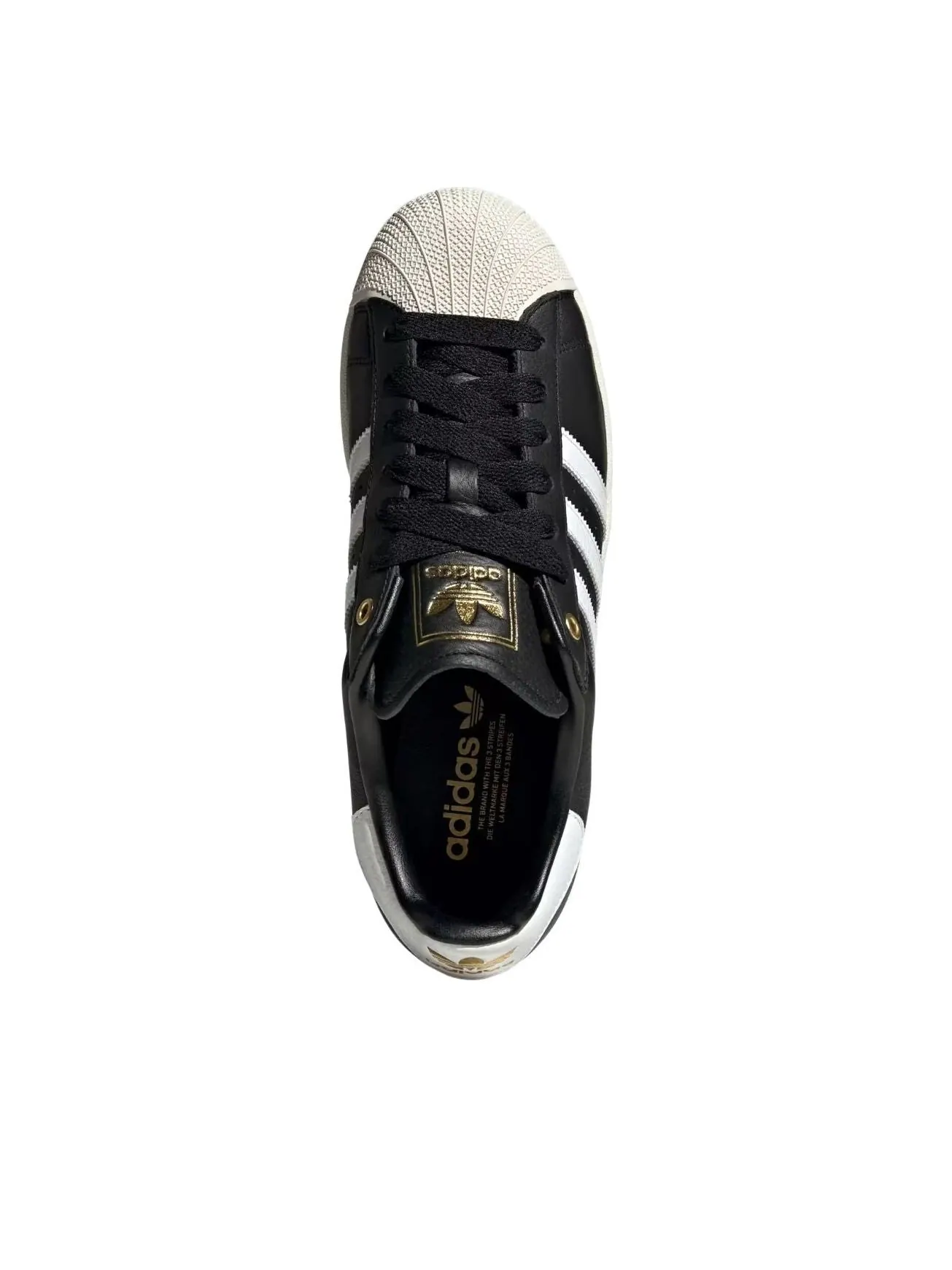 (WMNS) Adidas Superstar II 'Black White' — изображение 3 из 5, черный/белый/белый