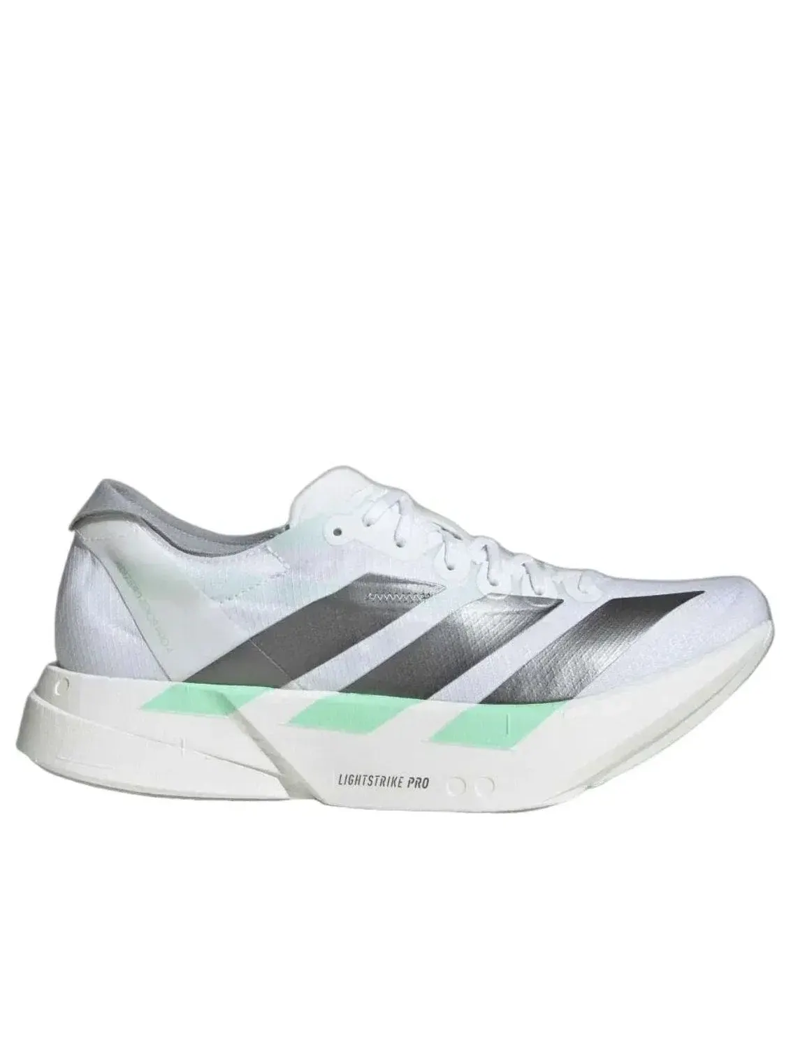 Женские беговые кроссовки с шнуровкой Adizero Adios Pro 4 Adidas — изображение 2 из 5, белый