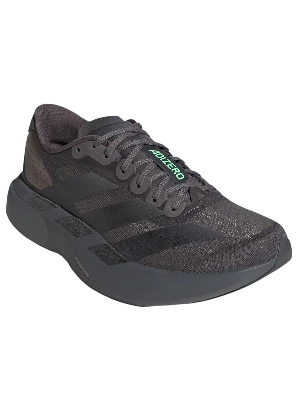 (WMNS) Adidas Adizero Evo SL 'Grey Black Lime Burst' — изображение 4 из 5, серый/черный