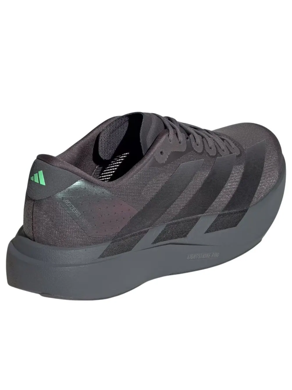 (WMNS) Adidas Adizero Evo SL 'Grey Black Lime Burst' — изображение 5 из 5, серый/черный