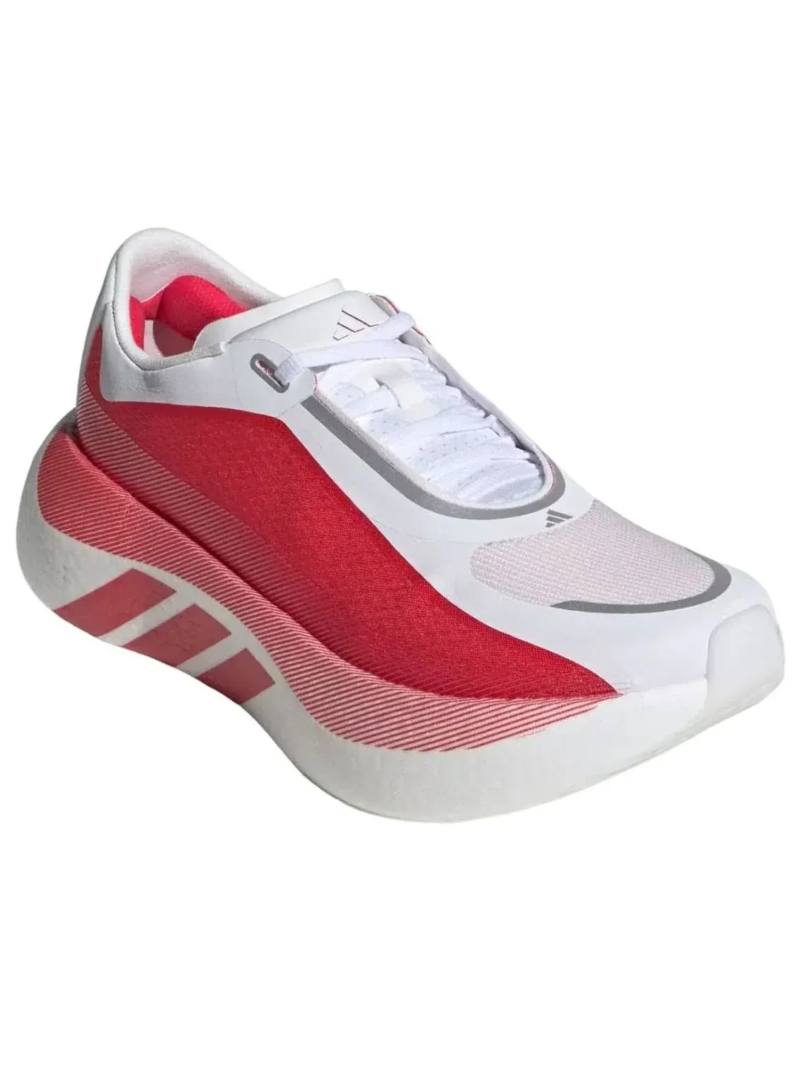 Кроссовки (WMNS) Adidas Hyperboost Edge 'Cloud White Pure Ruby' — изображение 4 из 5, красный