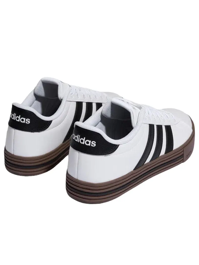 Мужские кроссовки с кожаным верхом Daily 4.0 Adidas — изображение 3 из 5, белый