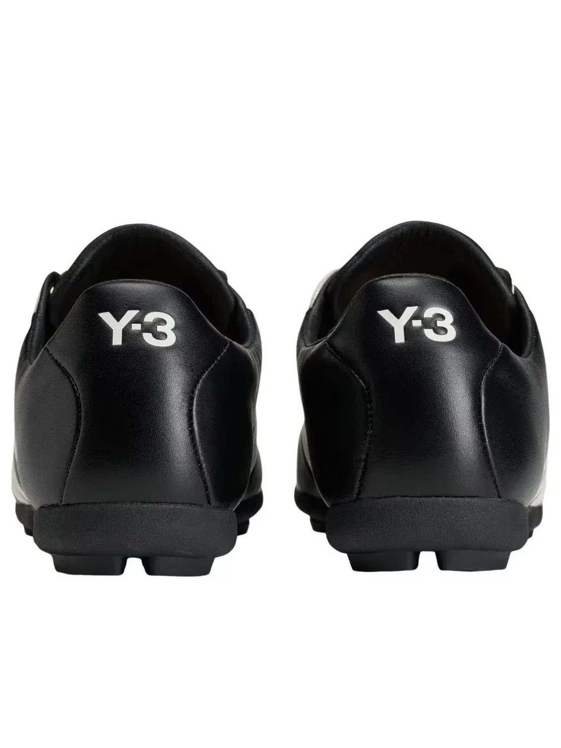 Мужские кроссовки с кожаным верхом Y-3 Field Black Off White Adidas — изображение 5 из 5, черный