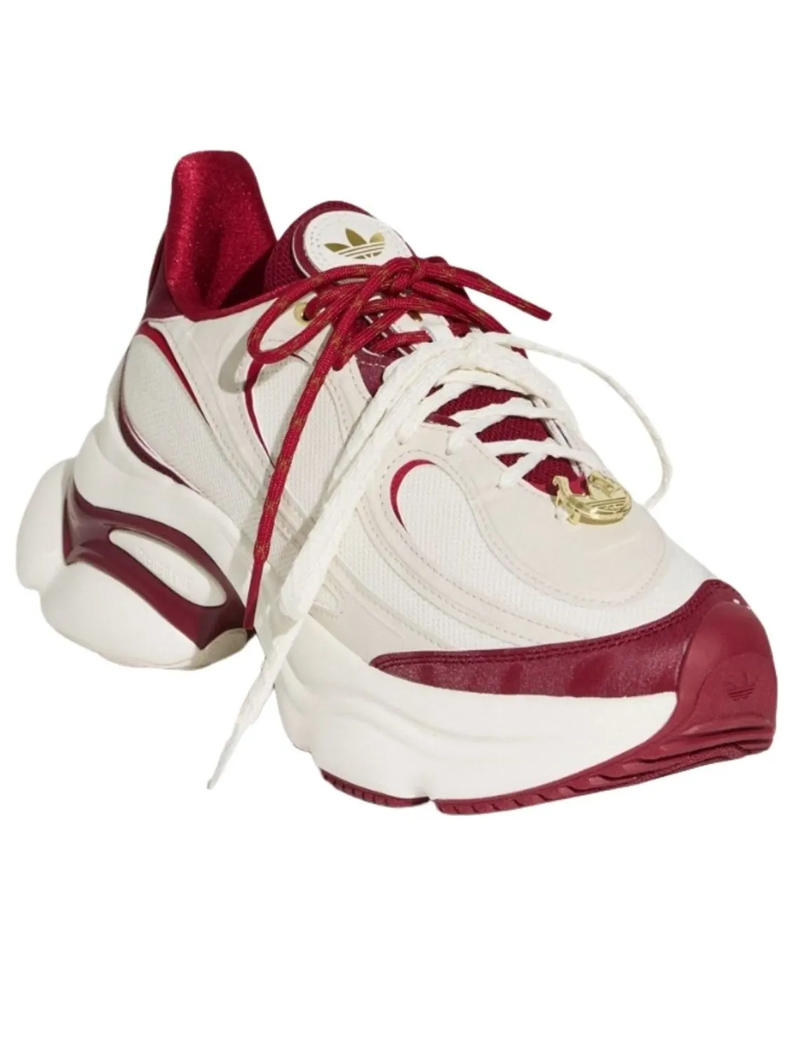 (WMNS) Adidas Ozvenuz 'CNY' — изображение 2 из 5, белый/бордовый