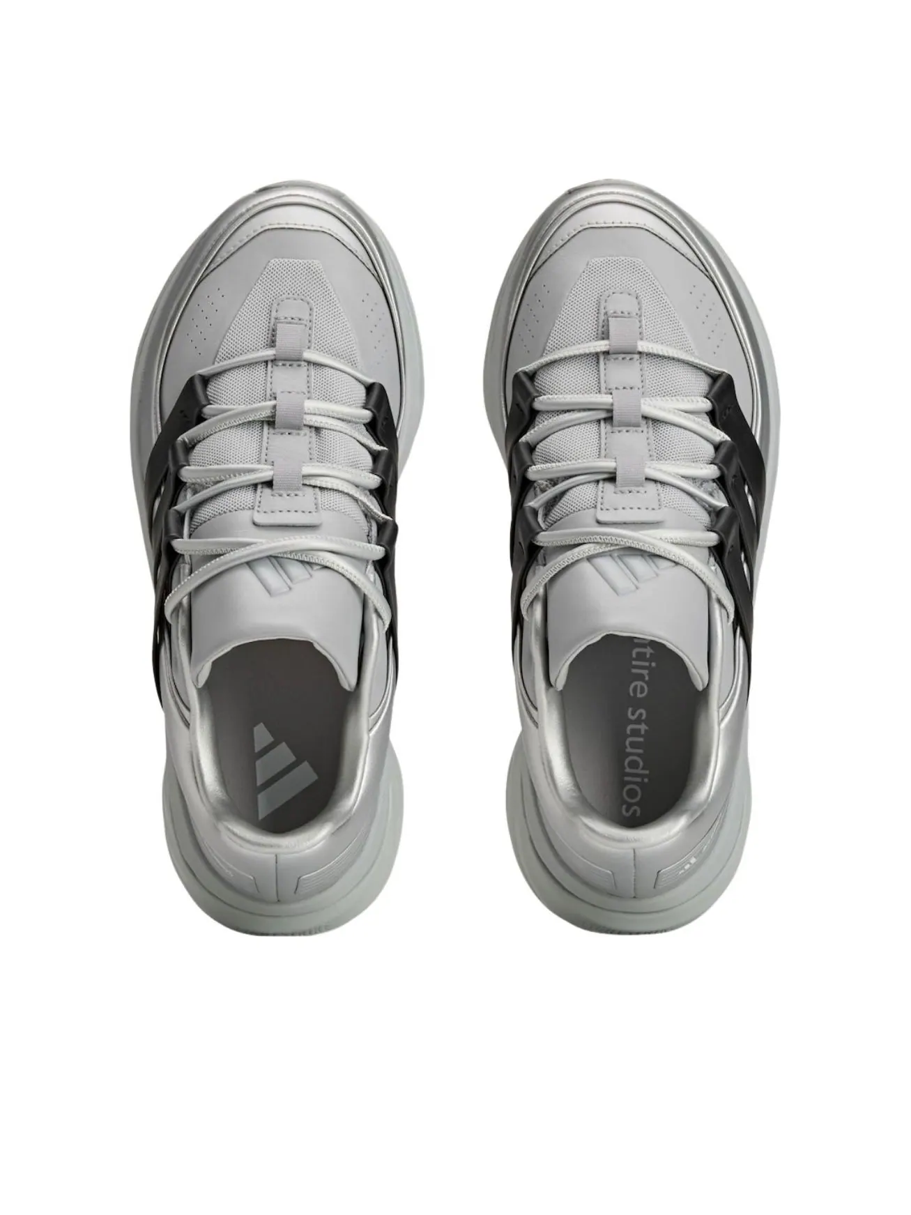 Adidas x Entire Studios Lightblaze Pod 'Matte Silver' — изображение 3 из 5, серебристый/черный
