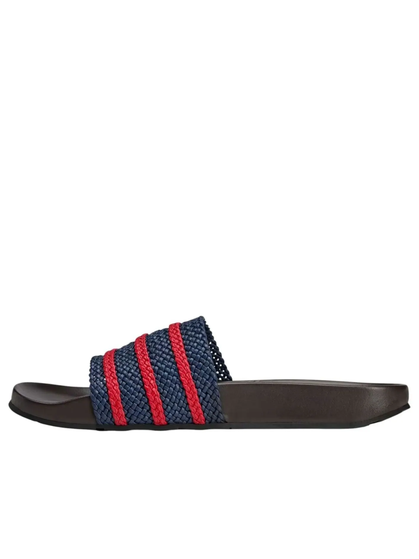Шлепанцы Adidas x Wales Bonner Adilette 'Night Indigo Better Scarlet Dark Brown' — изображение 1 из 6