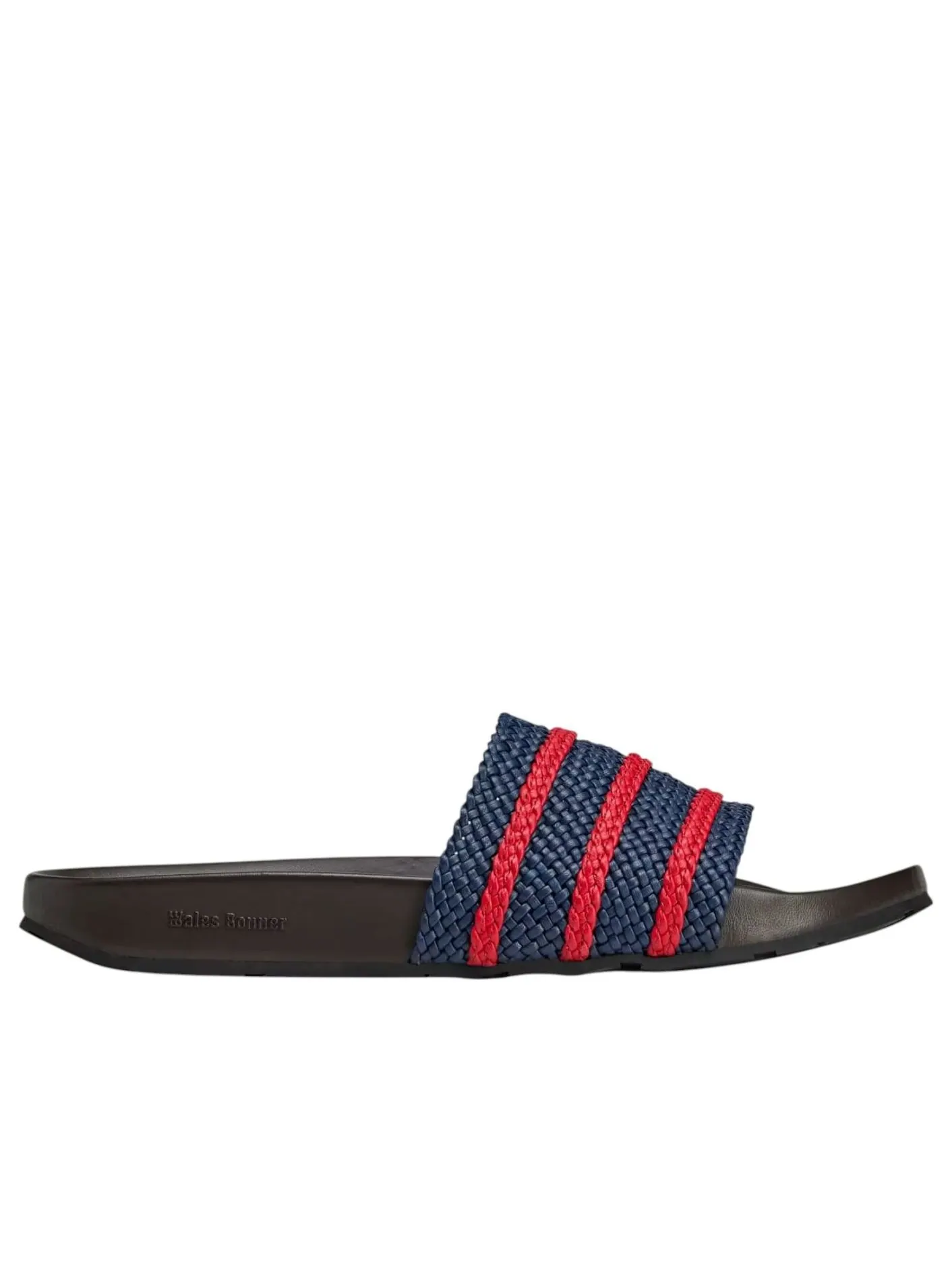 Шлепанцы Adidas x Wales Bonner Adilette 'Night Indigo Better Scarlet Dark Brown' — изображение 6 из 6