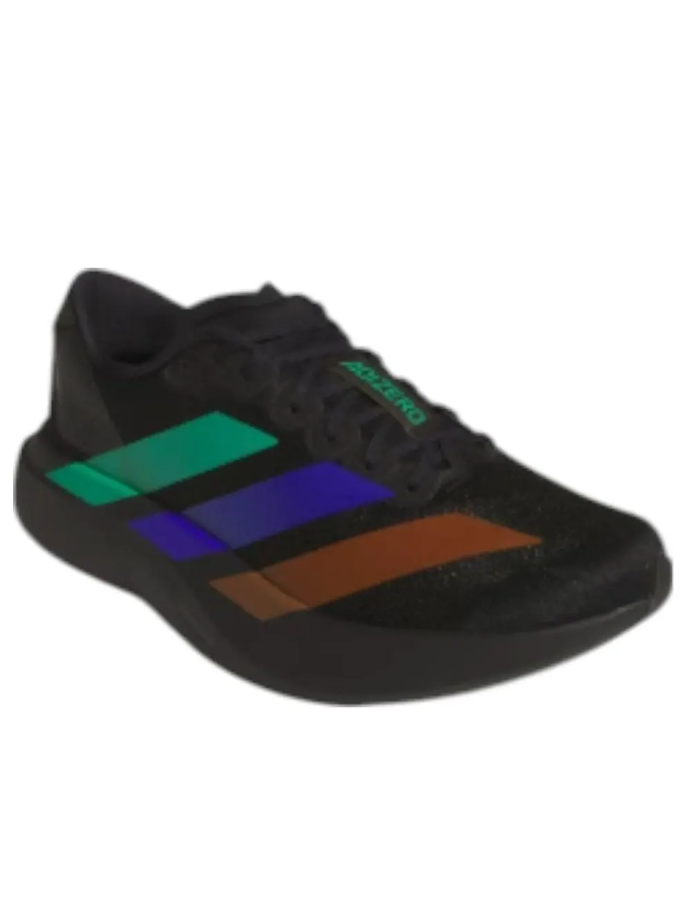 Adidas x Pharrell Williams Humanrace Adizero Evo SL 'Core Black' — изображение 3 из 5, черный/зеленый/синий