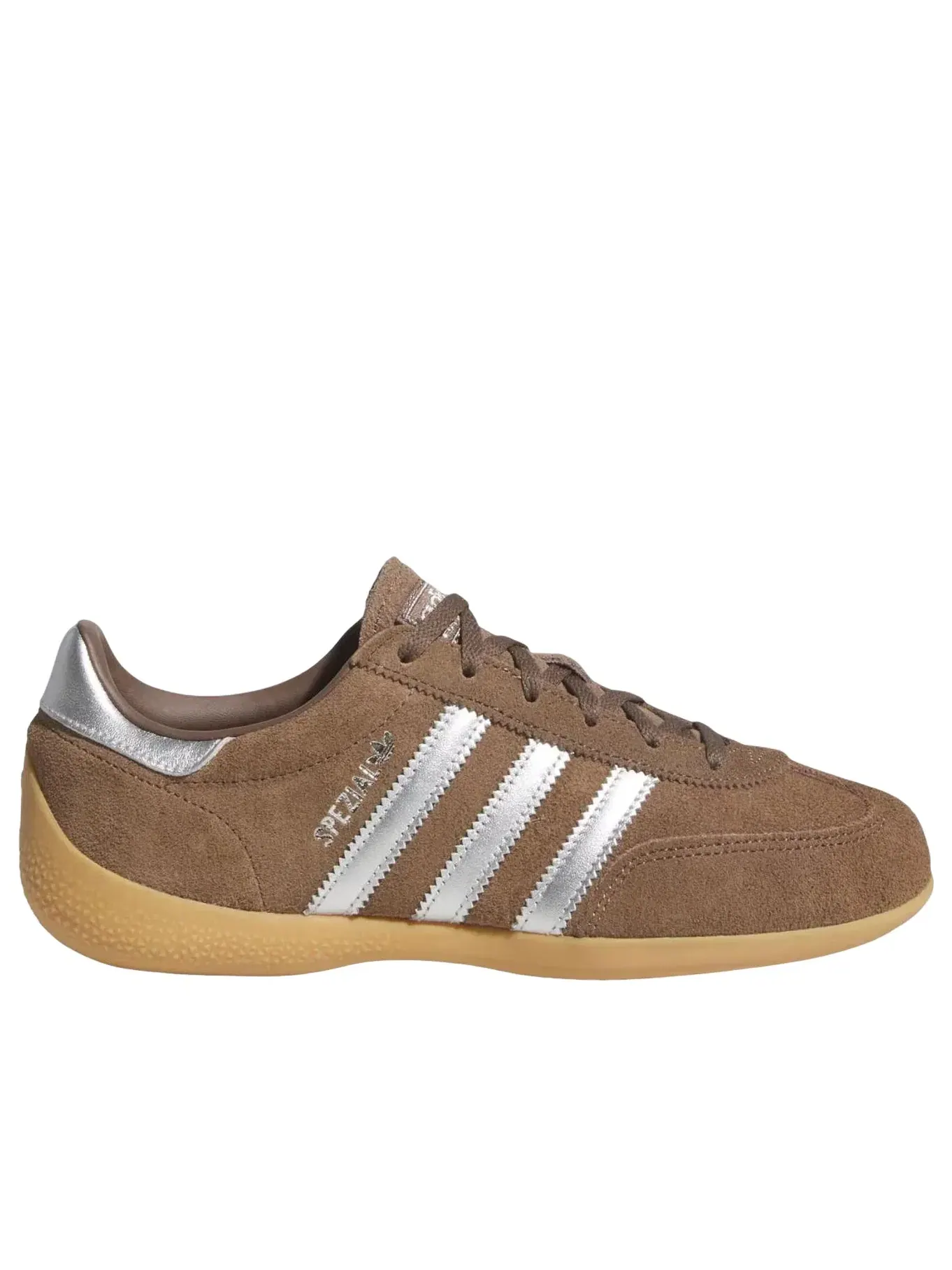 Женские кроссовки с замшевым верхом Handball Spezial Adidas — изображение 4 из 4, коричневый