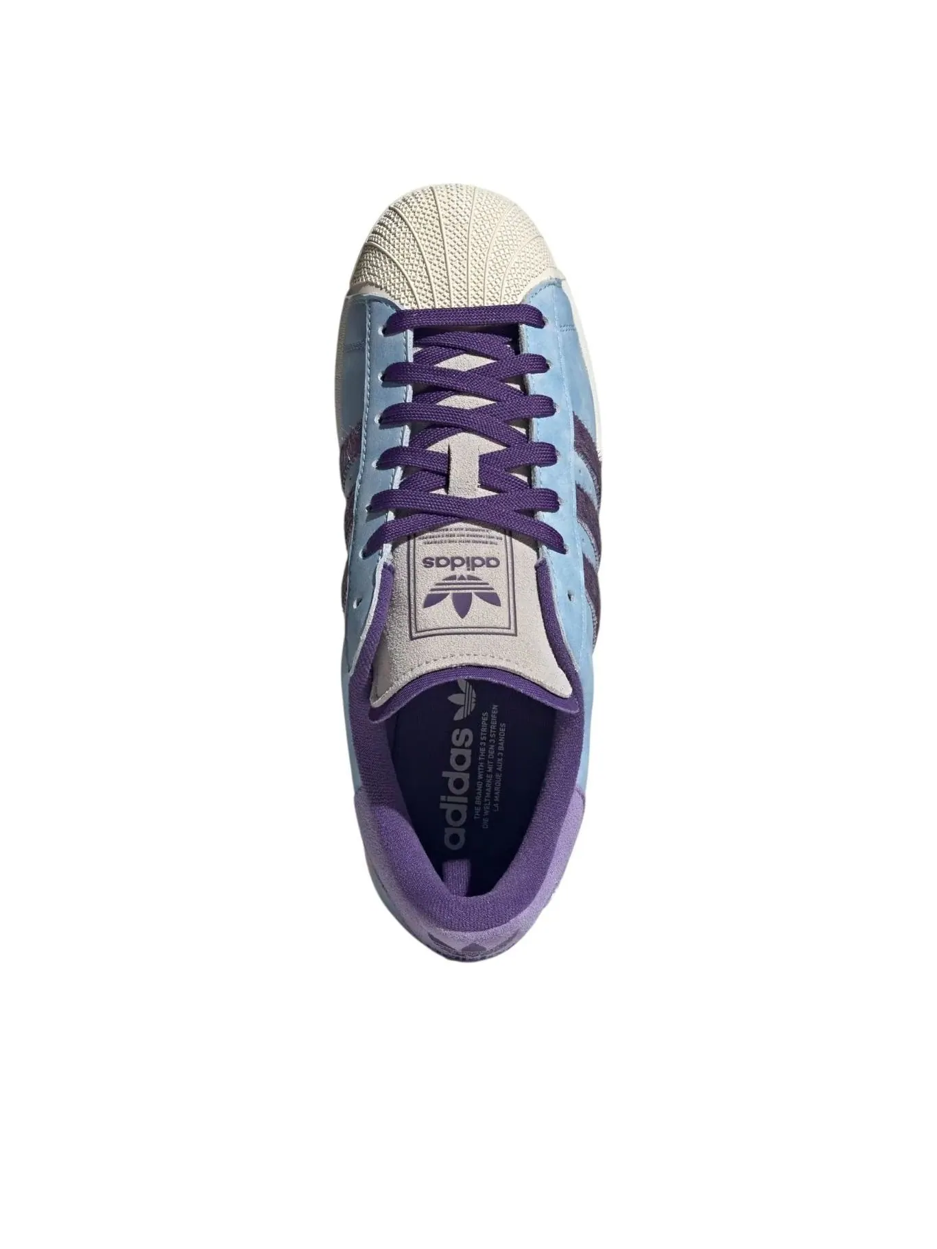Кроссовки (WMNS) adidas Superstar x SYM 'Magic Lilac Purple' — изображение 4 из 6, синий