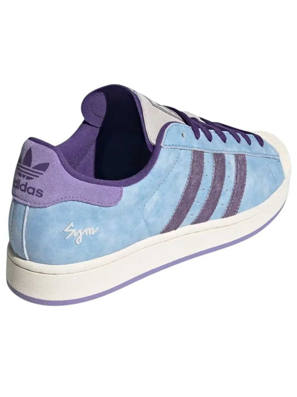 Кроссовки (WMNS) adidas Superstar x SYM 'Magic Lilac Purple' — изображение 6 из 6, синий
